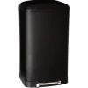 Poubelle metal 30l noir ariane