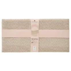 Pouf pliable double soana taupe