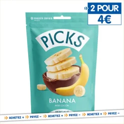 Puree banane enrobee chocolat