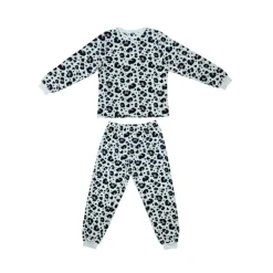 Pyjama femme polaire leopard