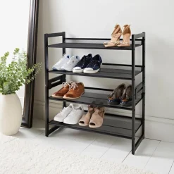 Range chaussures 2 niveaux
