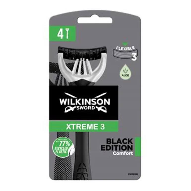 Rasoirs x4 xtreme black