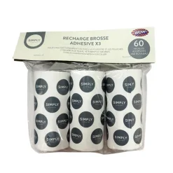 Recharge brosse adhesive x3