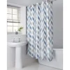 Rideau de douche chevron