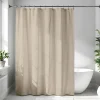 Rideau de douche unicolor beige