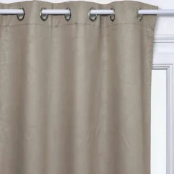 Rideau occ emb feuil li140x260