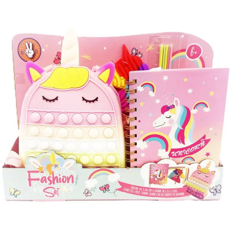 Sac a dos papeterie licorne