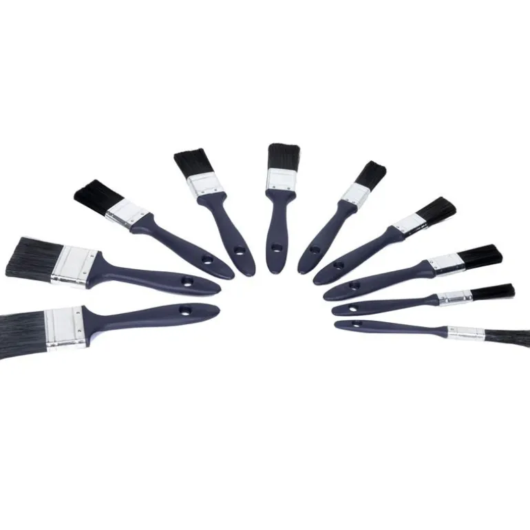 Set de 10 pinceaux plats