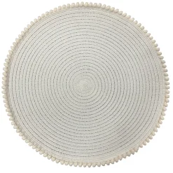 Set de table ronds naturels x4