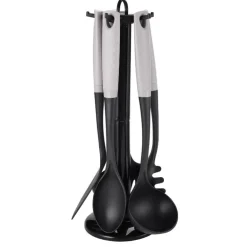 Set de 5 ustensiles avec support
