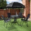 Set milano 6pcs table ronde + 4