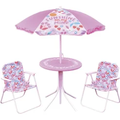 Set patio enfant 4 pieces fille