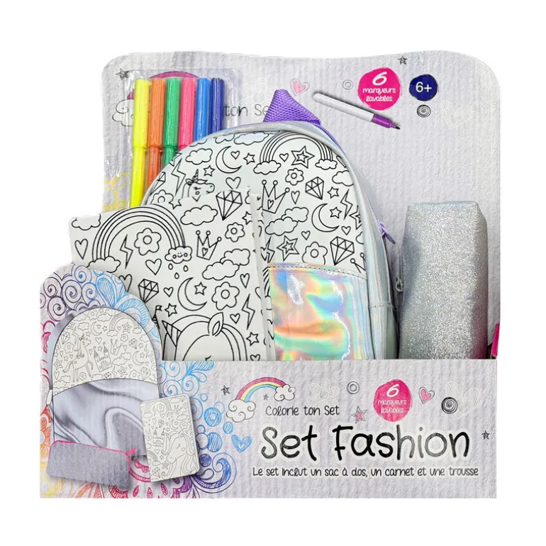 Set sac et cahier a decorer