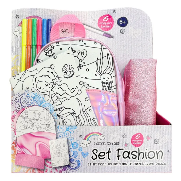 Set sac et cahier a decorer