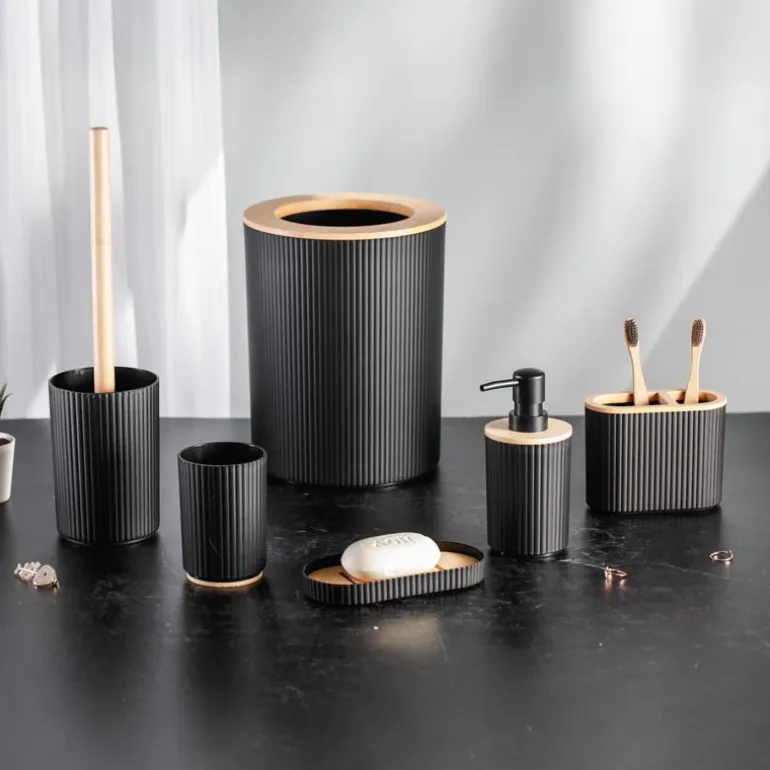 Set x6 accessoires salle de bain