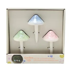 Set x3 champignon ass porcelaine