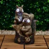 Statue animaux solaire gros yeux