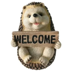 Statuette herisson welcome