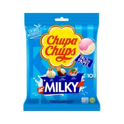 Sucettes milky x10 120g