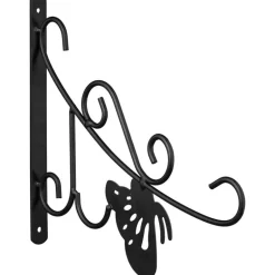 Support plante ext metal oiseau