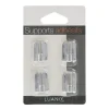 Supports adhesifs x4 - chrome