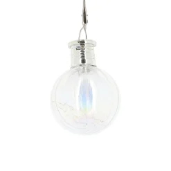 Suspension boule pastel a led