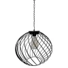 Suspension metal ronde aura