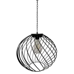 Suspension metal ronde aura