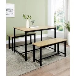Table + 2 bancs