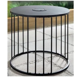 Table metal solaire 50x50x50cm