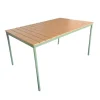 Table 4/6p metal/polywood vert t