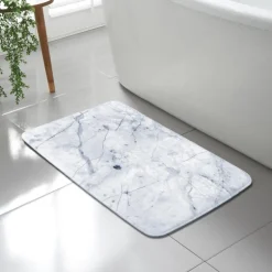 Tapis bain marbre 50x80cm mem fo