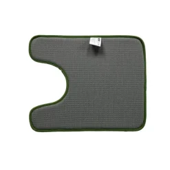 Tapis contour teddy fleece vert