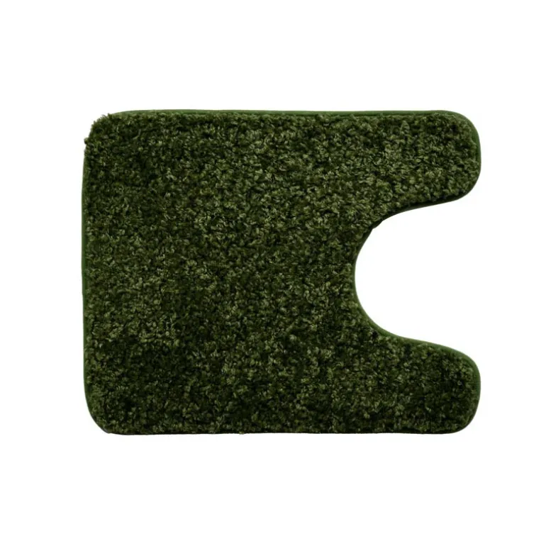 Tapis contour teddy fleece vert