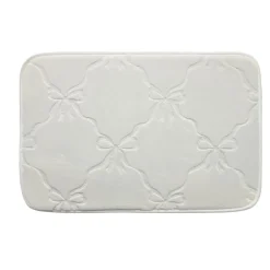 Tapis de bain nAud ivoire
