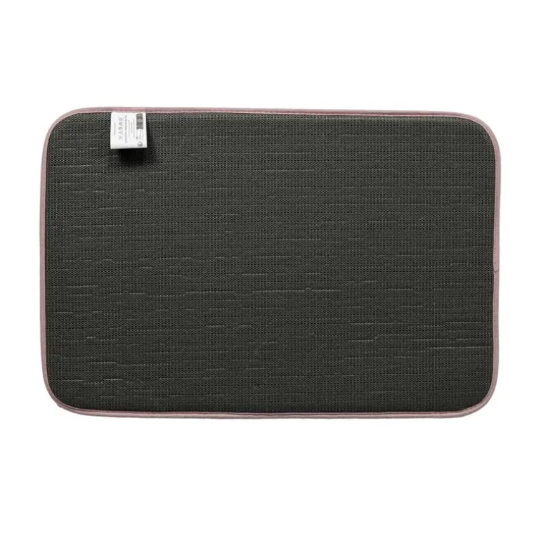 Tapis de bain soft touch rose