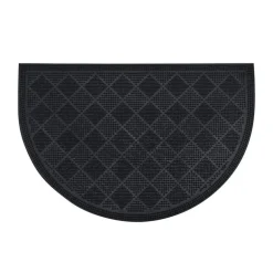 Tapis demi lune 40x60 damier