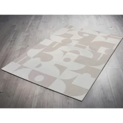 Tapis geo creme 120x180cm