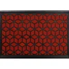 Tapis long island 40x60cm rouge