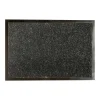 Tapis 60x80cm noir chine blanc