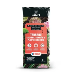 Terreau cactees bonsais plantes