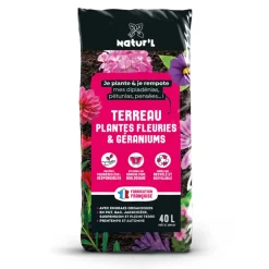 Terreau fleurs & geraniums