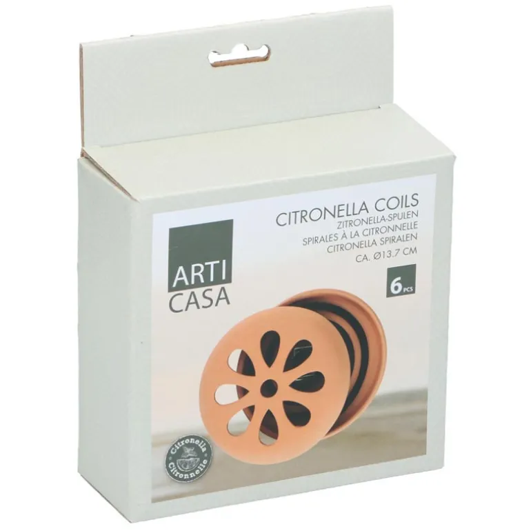 Terre cuite + 6 spirales citronn