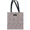 Tote bag leopard et message