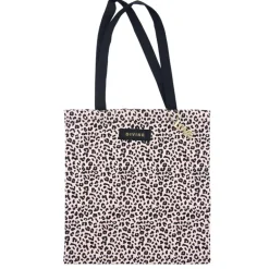Tote bag leopard et message
