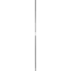 Tube fer forge d20 2.50 m - noir