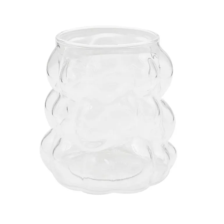 Verre bulles relief en verre