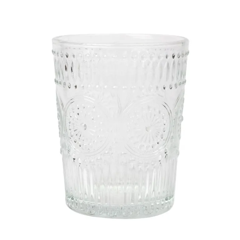 4 verres bas tournesol
