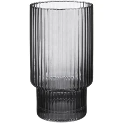Verre strie gris fume 31cl x4