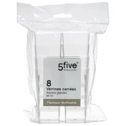 Verrine carre 8.5cl x8